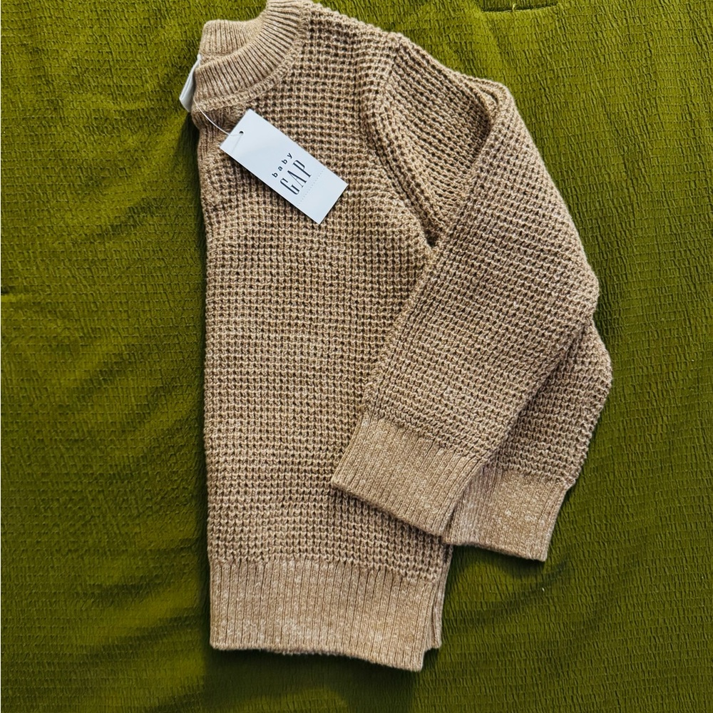 GAP Cozy Knit Tan Sweater